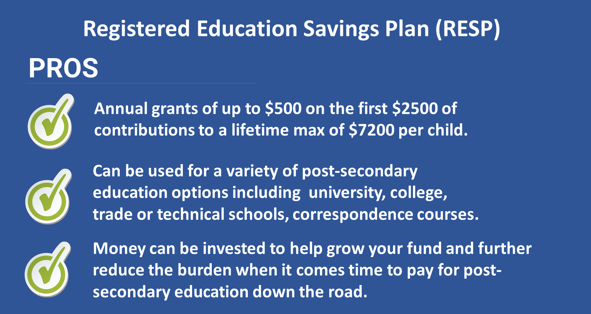 Registered Education Saving Plan (RESP)